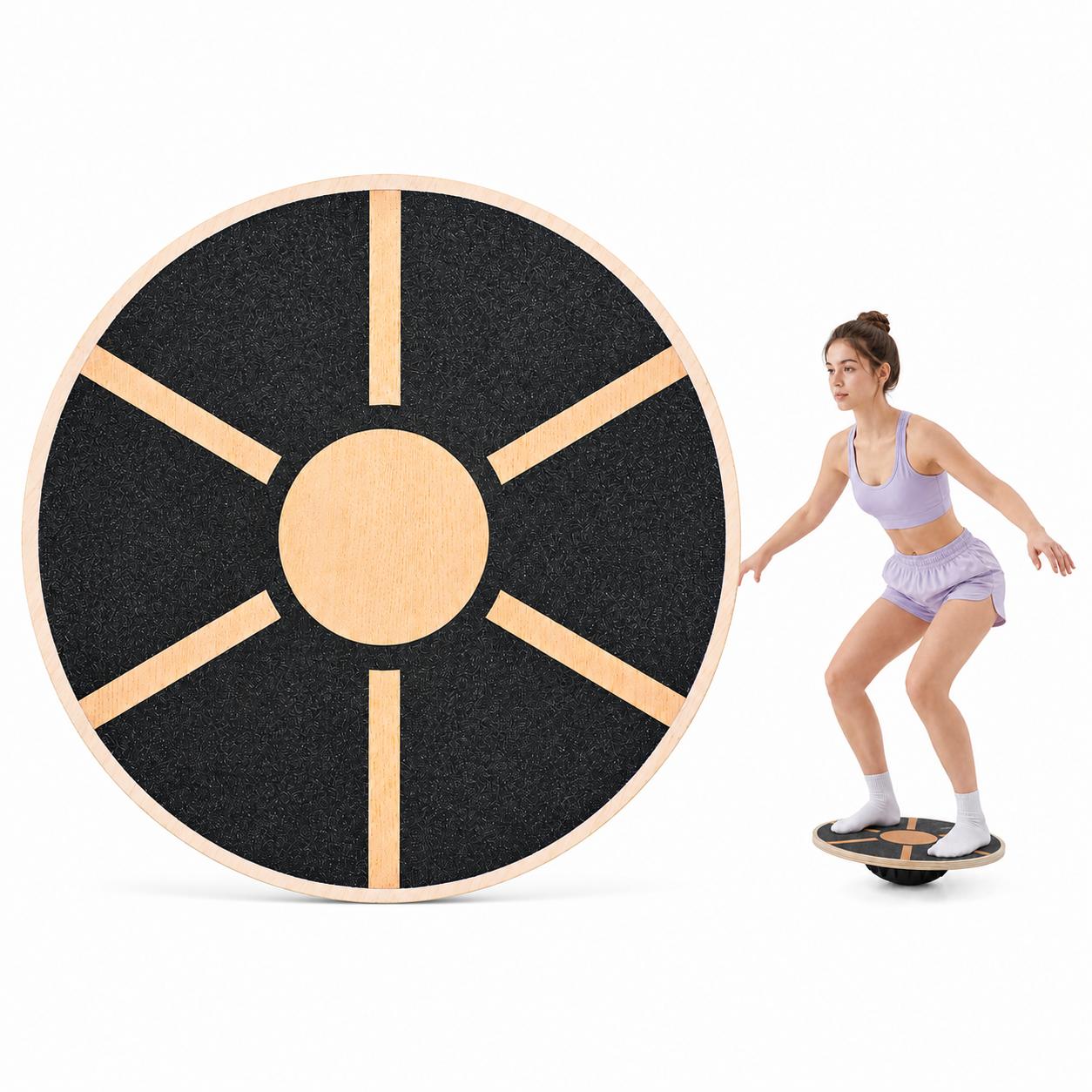 Pilates Yoga Gifts - Tavola di Equilibrio in Legno Antiscivolo