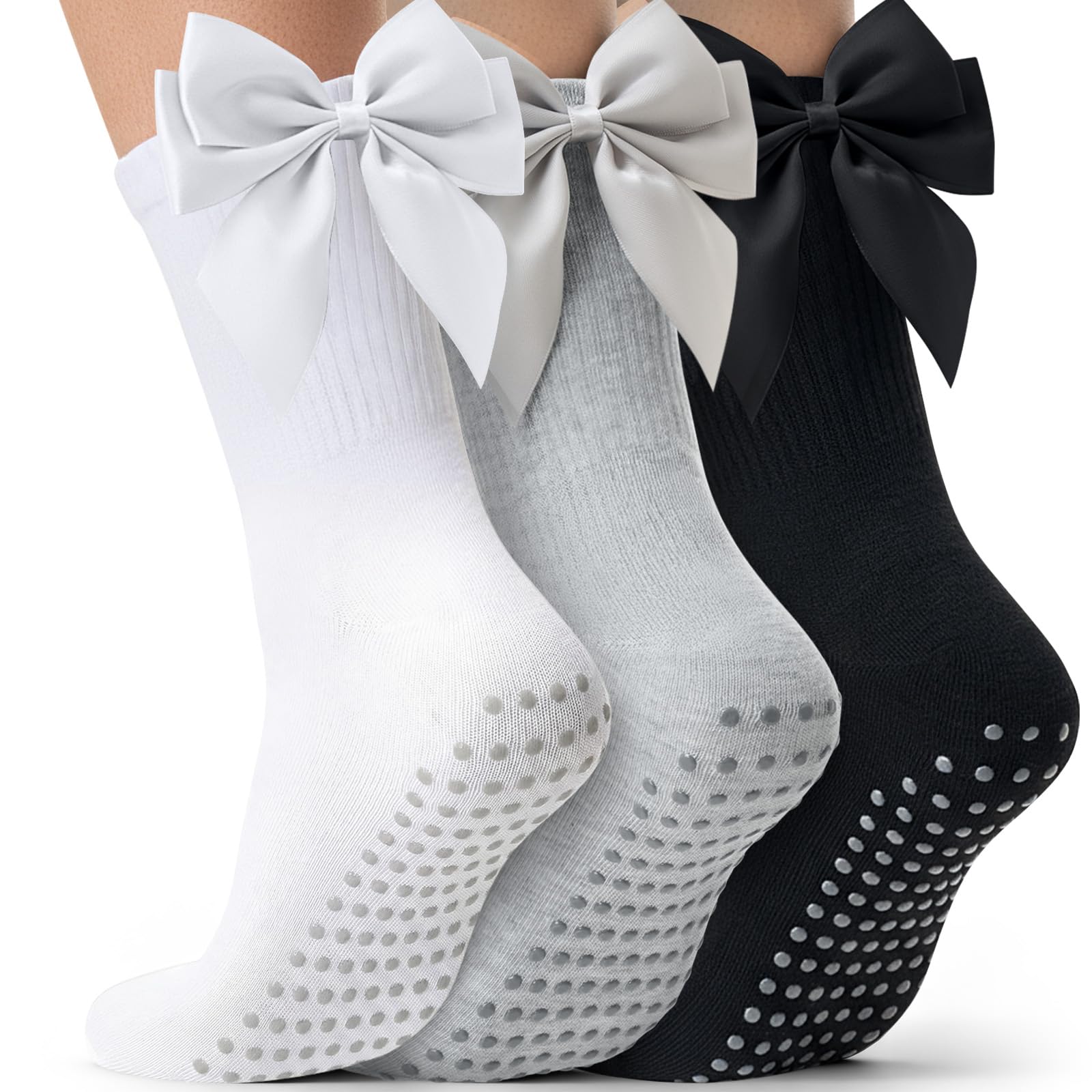 Pilates Yoga Gifts - 3 paia di calzini antiscivolo da