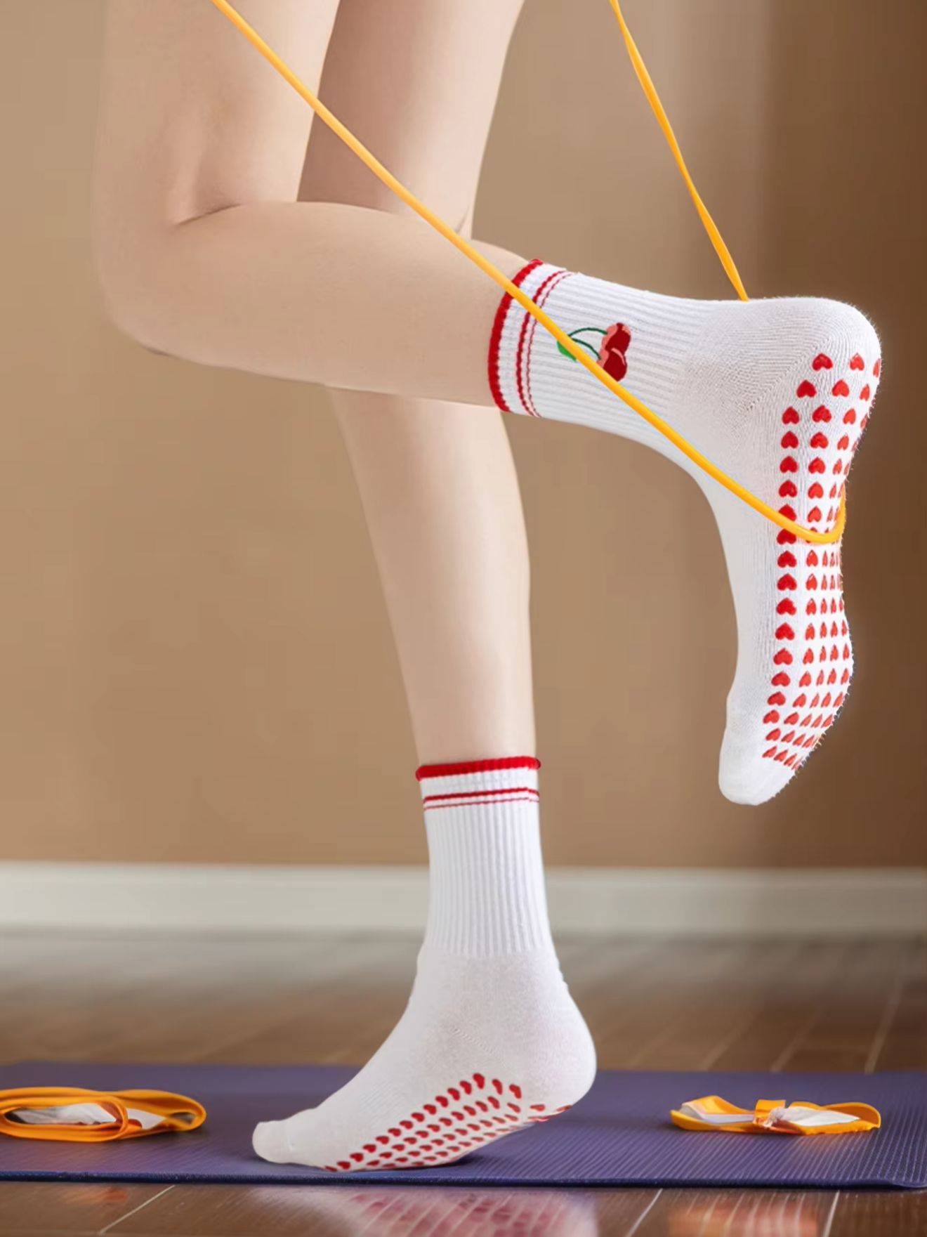Pilates Is Yoga - 1 Paio di Calzini Professionali per