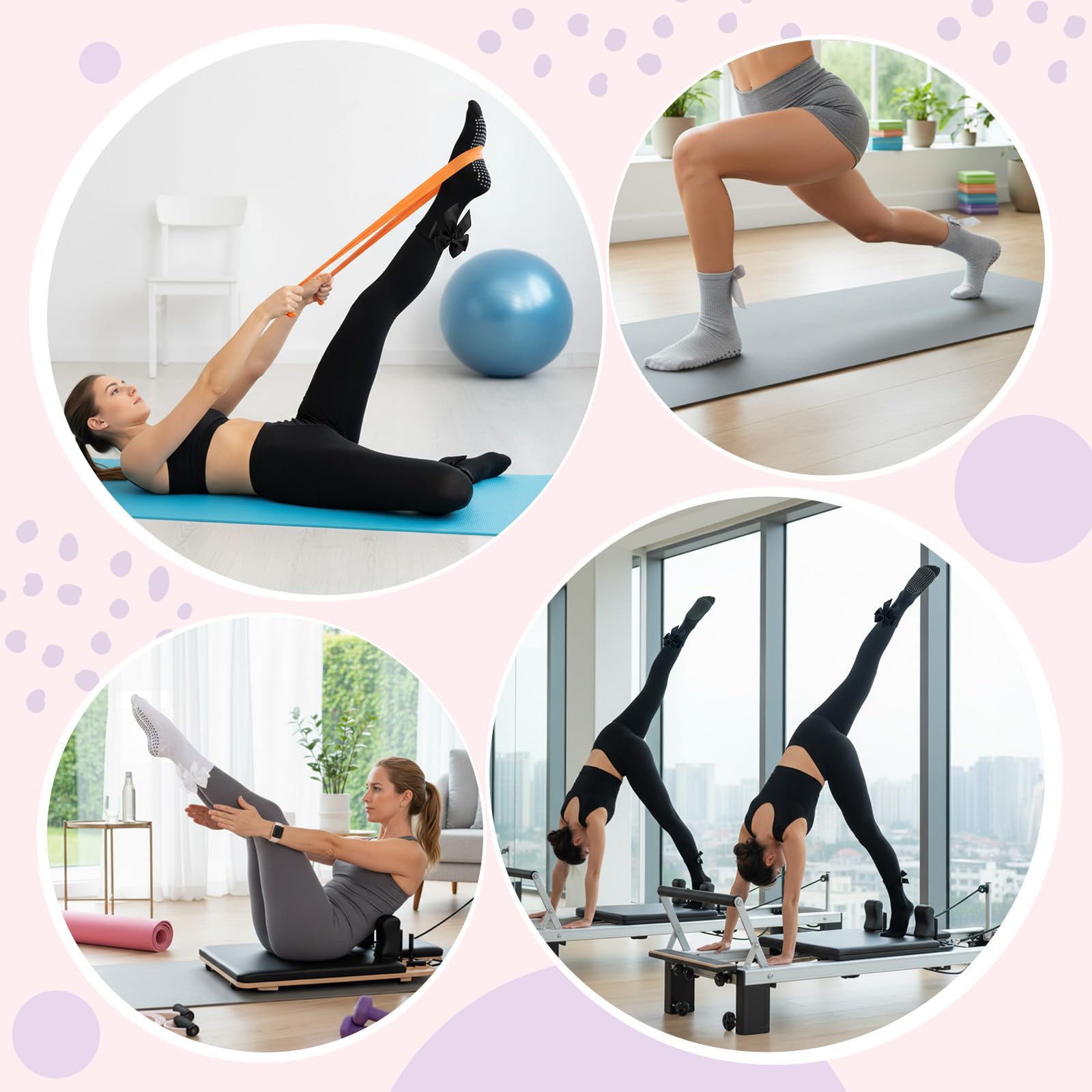 3 paia di calzini antiscivolo  - Pilates Yoga Gifts recensione e prezzo