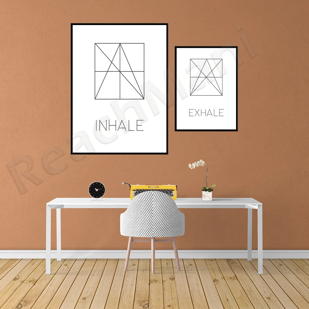 Stampa Breathe Breathe, arte d - Pilates Yoga Gifts recensione e prezzo