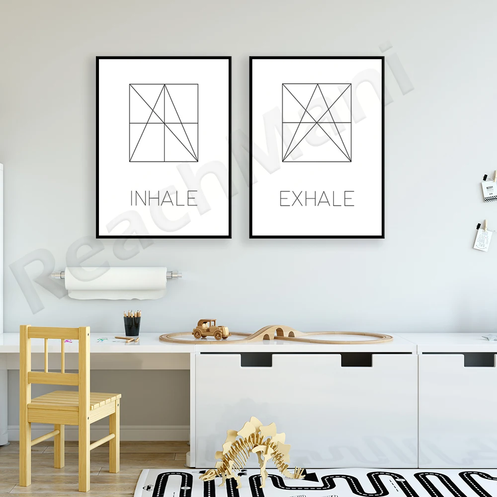 Stampa Breathe Breathe, arte d - Pilates Yoga Gifts recensione e prezzo